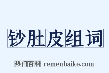 钞肚皮组词是什么意思的图片